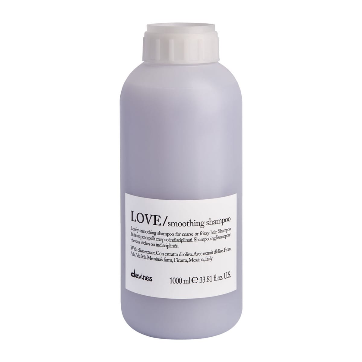 Davines LOVE Smoothing Shampoo 1000 ml – wygładzający szampon do włosów puszących się