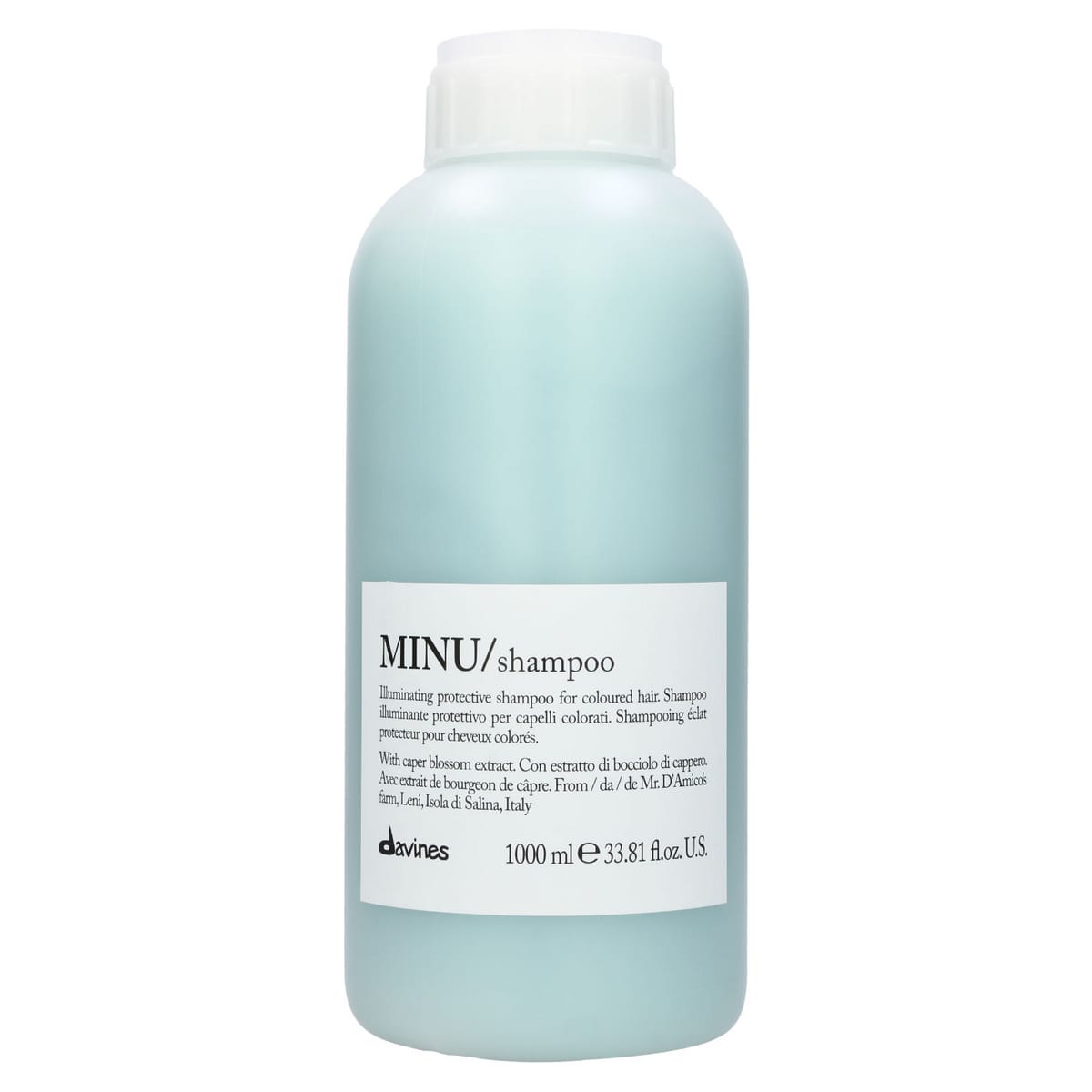 Davines MINU Shampoo 1000 ml – szampon do włosów farbowanych
