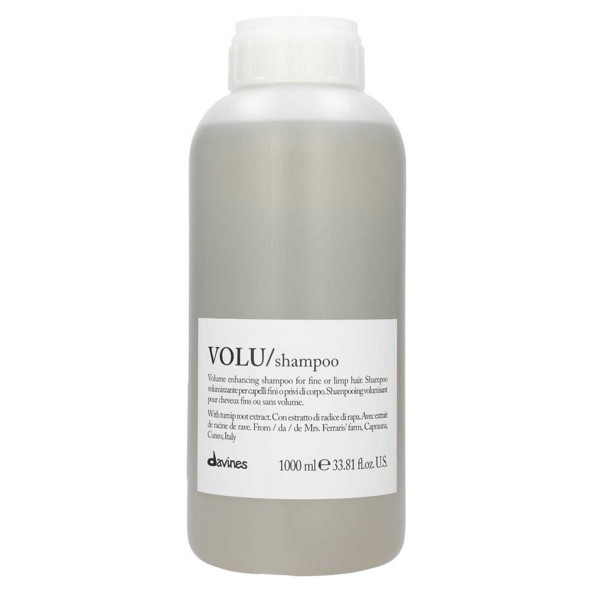 Davines VOLU Shampoo 1000 ml – szampon do włosów cienkich i delikatnych
